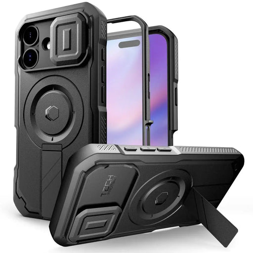 Tech-Protect Kevlar MagSafe case for iPhone 17 - black - Cell phone cases and covers<<<HurtelXML