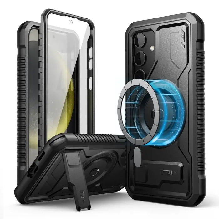 Tech-Protect Kevlar MagSafe+ Case for Samsung Galaxy S24 - Black - Cell phone cases and covers<<<HurtelXML