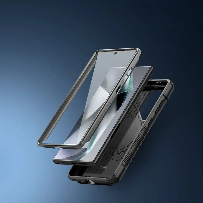 Tech-Protect Kevlar MagSafe+ Case for Samsung Galaxy S24 Ultra - Black - Cell phone cases and covers<<<HurtelXML