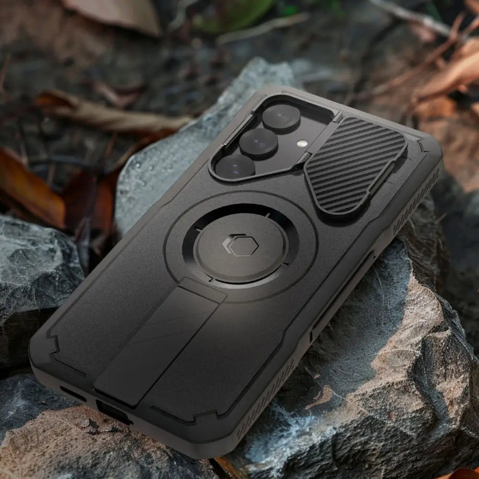 Tech-Protect Kevlar MagSafe+ Case for Samsung Galaxy S25 - Black - Cell phone cases and covers<<<HurtelXML