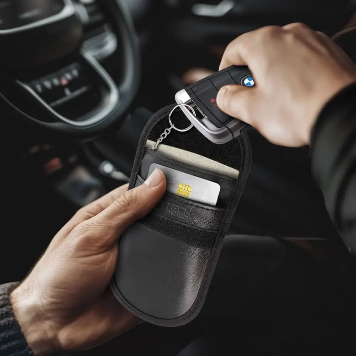 Tech-Protect KLR100 RFID Blocking Car Key Case - Black - Cell phone cases and covers<<<HurtelXML