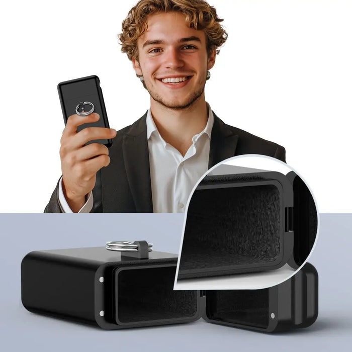 Tech-Protect KLR200 Metal Car Key Case RFID Blocking - Black - Cell phone cases and covers<<<HurtelXML