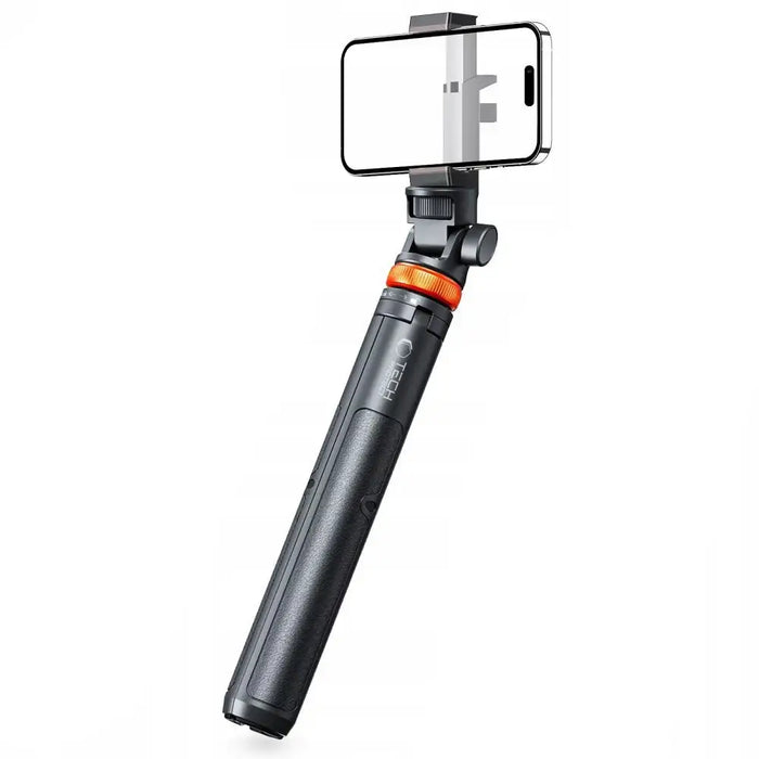 Tech-Protect L03S Bluetooth selfie stick with remote control tripod up to 148cm and head 180 - black - Photo