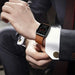 Tech-Protect Leatherfit Strap for Apple Watch 4 / 5 / 6 / 7 / 8 / 9 / SE (38/40/41 mm) - Brown - Other cell phone