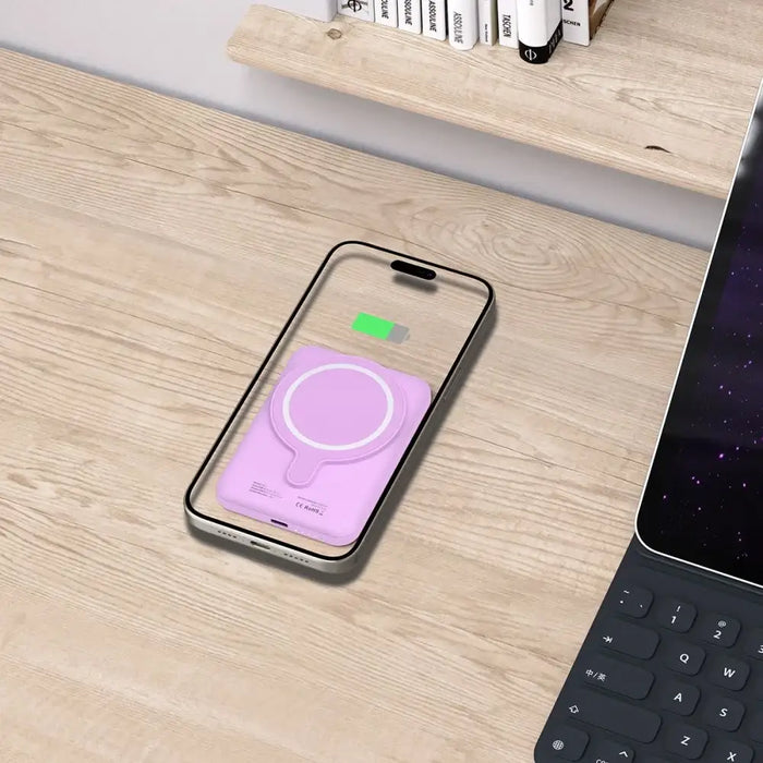 Tech-Protect LifeMag MagSafe PB10 5000mAh Power Bank - Pink - Powerbanks<<<HurtelXML