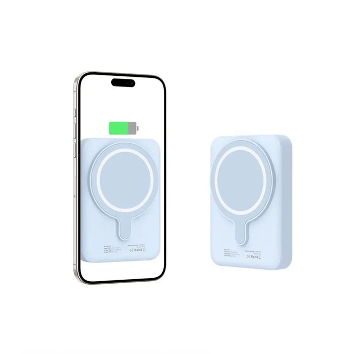 Tech-Protect LifeMag PB11 Powerbank with MagSafe 10000mAh 15W USB-C port - blue + USB-C cable - Powerbanks<<<HurtelXML