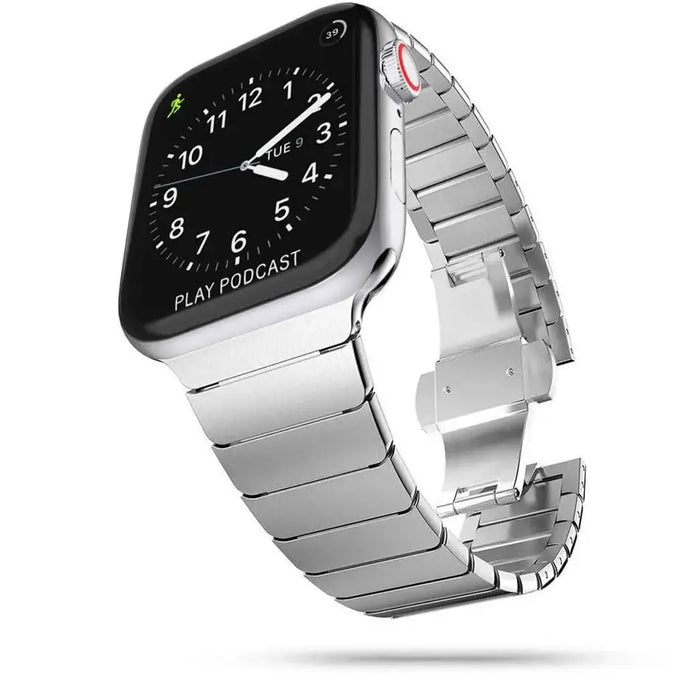 Tech-Protect LinkBand for Apple Watch 4 / 5 / 6 / 7 / 8 / 9 / SE / Ultra 1 / 2 (42/44/45/49 mm) - Silver - Other cell
