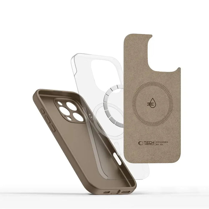 Tech-Protect Liquid Silicone MagSafe case for iPhone 16 Pro - brown - Cell phone cases and covers<<<HurtelXML