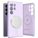 Tech-Protect Liquid Silicone MagSafe Case for Samsung Galaxy S25+ - Purple - Cell phone cases and covers<<<HurtelXML