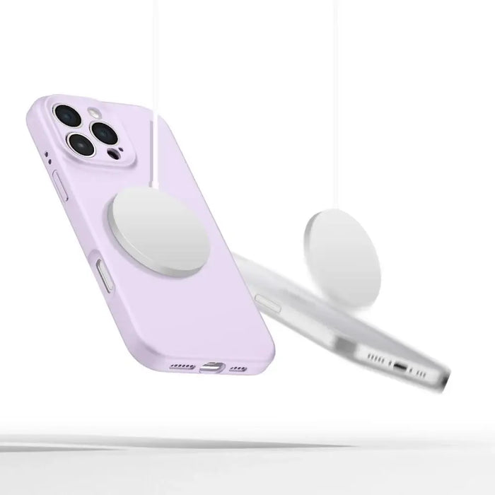 Tech-Protect Liquid Silicone MagSafe iPhone 16 Pro Case - Purple - Cell phone cases and covers<<<HurtelXML