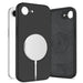 Tech-Protect Liquid Silicone MagSafe iPhone 16e Case - Black - Cell phone cases and covers<<<HurtelXML
