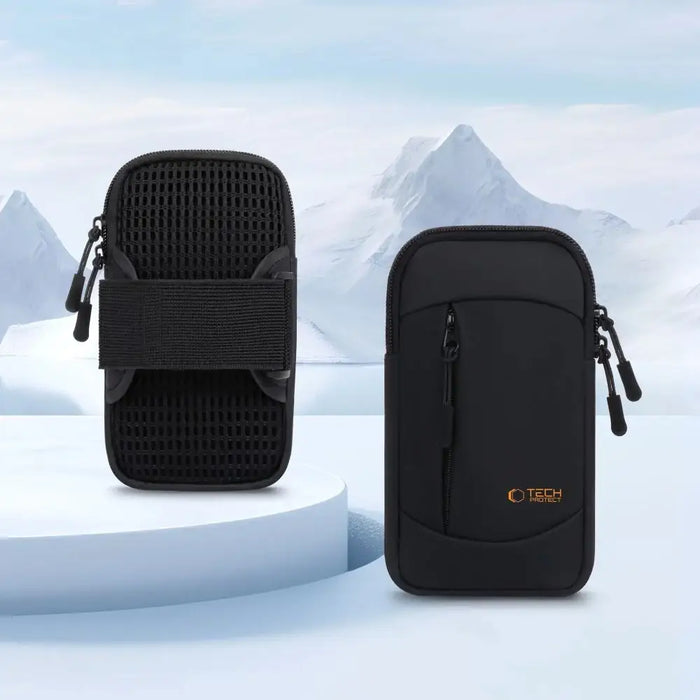 Tech-Protect M6 Universal Sport Armband - Black and Orange - Sport products<<<HurtelXML