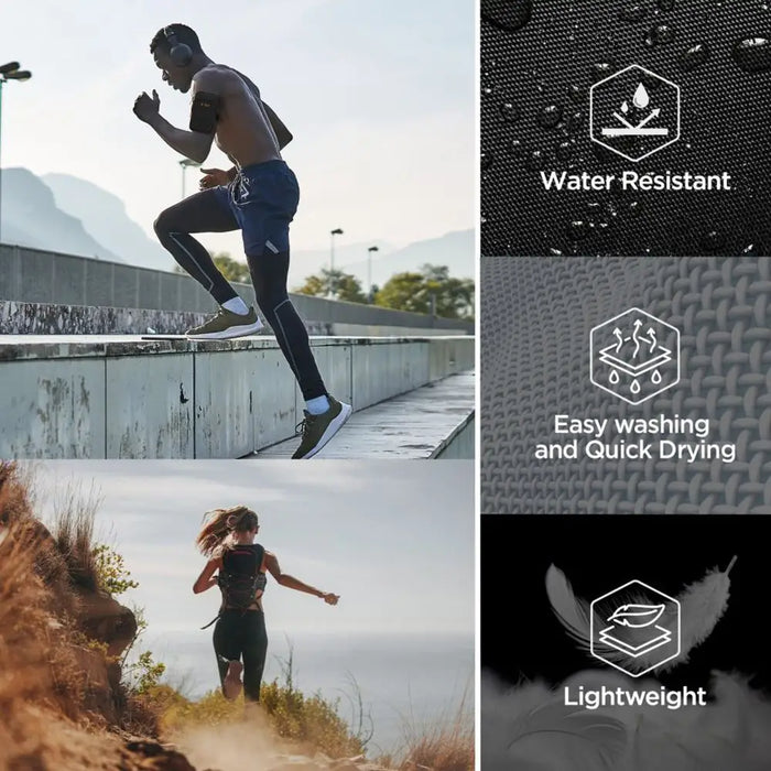 Tech-Protect M7 Universal Sport Armband Case - Black and Orange - Cell phone cases and covers<<<HurtelXML