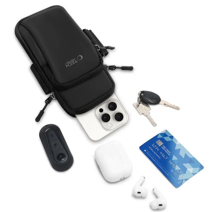 Tech-Protect M7 Universal Sport Armband Case - Black - Cell phone cases and covers<<<HurtelXML