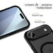 Tech-Protect MagCam MagSafe Case for iPhone 17 Air - Matte Black - Cell phone cases and covers<<<HurtelXML