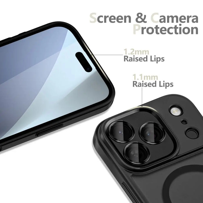 Tech-Protect MagCam MagSafe Case for iPhone 17 Pro - Matte Black - Cell phone cases and covers<<<HurtelXML