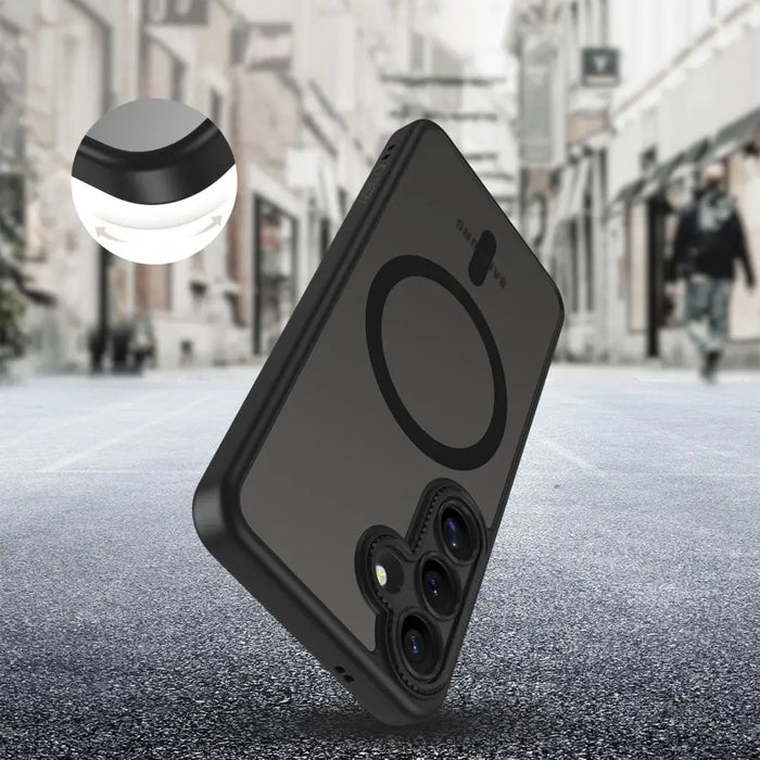 Tech-Protect MagCam MagSafe Case for Samsung Galaxy S25 - Black - Cell phone cases and covers<<<HurtelXML