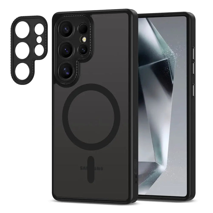 Tech-Protect MagCam MagSafe Case for Samsung Galaxy S25 Ultra - Black - Cell phone cases and covers<<<HurtelXML