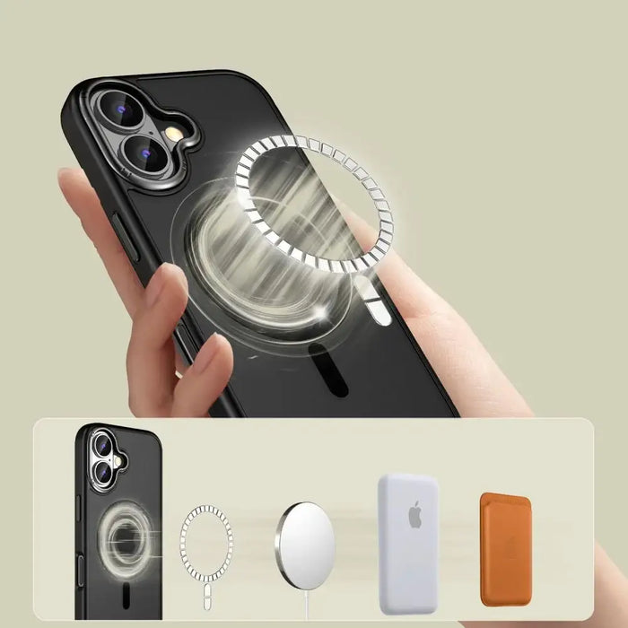 Tech-Protect MagEdge MagSafe iPhone 16 Case - Semi-Transparent - Cell phone cases and covers<<<HurtelXML