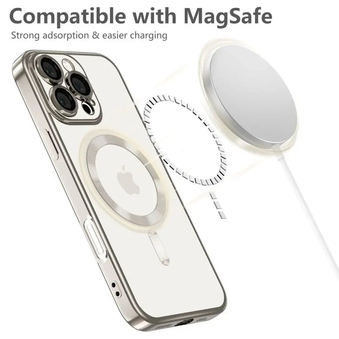 Tech-Protect MagFlex MagSafe case for iPhone 16 Pro Max - titanium - Cell phone cases and covers<<<HurtelXML