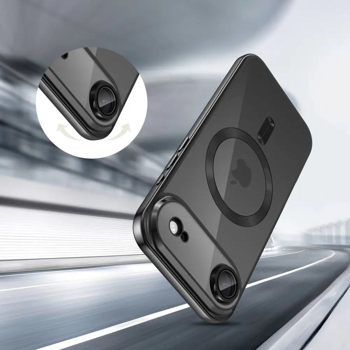 Tech-Protect MagFlex MagSafe Case for iPhone 17 Air - Clear Black - Cell phone cases and covers<<<HurtelXML