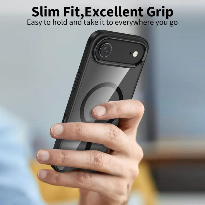 Tech-Protect MagFlex MagSafe Case for iPhone 17 Air - Clear Black - Cell phone cases and covers<<<HurtelXML