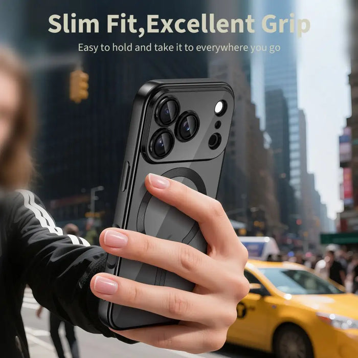 Tech-Protect MagFlex MagSafe Case for iPhone 17 Pro Max - Clear Black - Cell phone cases and covers<<<HurtelXML