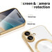 Tech-Protect MagFlex MagSafe Case for iPhone 17 - Transparent Gold - Cell phone cases and covers<<<HurtelXML