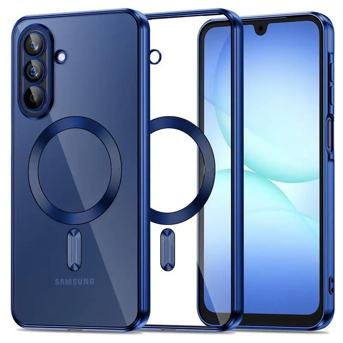 Tech-Protect MagFlex MagSafe Case for Samsung Galaxy A17 4G/5G - Transparent Blue - Cell phone cases