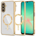 Tech-Protect MagFlex MagSafe Case for Samsung Galaxy A26 5G - Transparent Gold - Cell phone cases and covers<<<HurtelXML