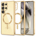 Tech-Protect MagFlex MagSafe Case for Samsung Galaxy S25 Ultra - Transparent Gold - Cell phone cases