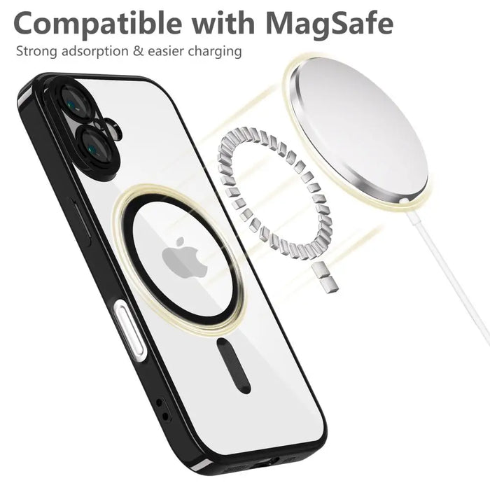 Tech-Protect MagFlex MagSafe iPhone 16 Case - Black - Cell phone cases and covers<<<HurtelXML