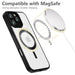 Tech-Protect MagFlex MagSafe iPhone 16 Pro Case - Clear with Black Frame - Cell phone cases and covers<<<HurtelXML