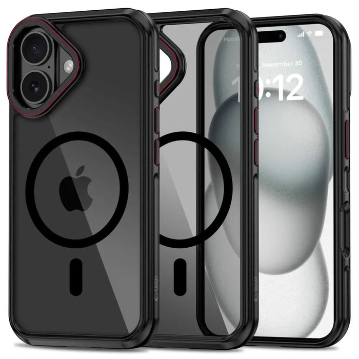 Tech-Protect MagHybrid MagSafe iPhone 16 Case - Black - Cell phone cases and covers<<<HurtelXML