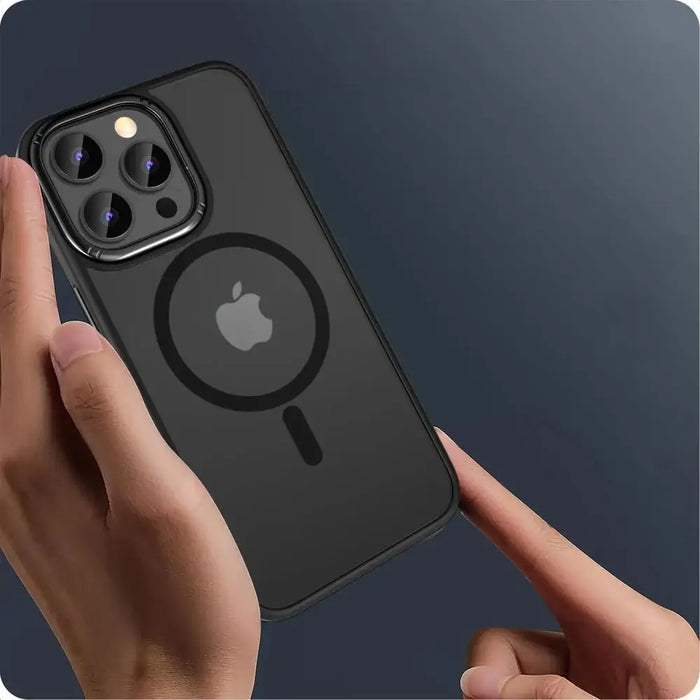 Tech-Protect MagMat 2 MagSafe Case for iPhone 15 Pro Max - Matte Black - Cell phone cases and covers<<<HurtelXML