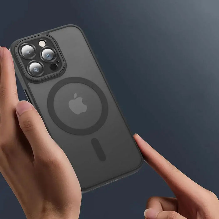 Tech-Protect MagMat Cam+ MagSafe iPhone 15 Pro Case - Matte Black - Cell phone cases and covers<<<HurtelXML