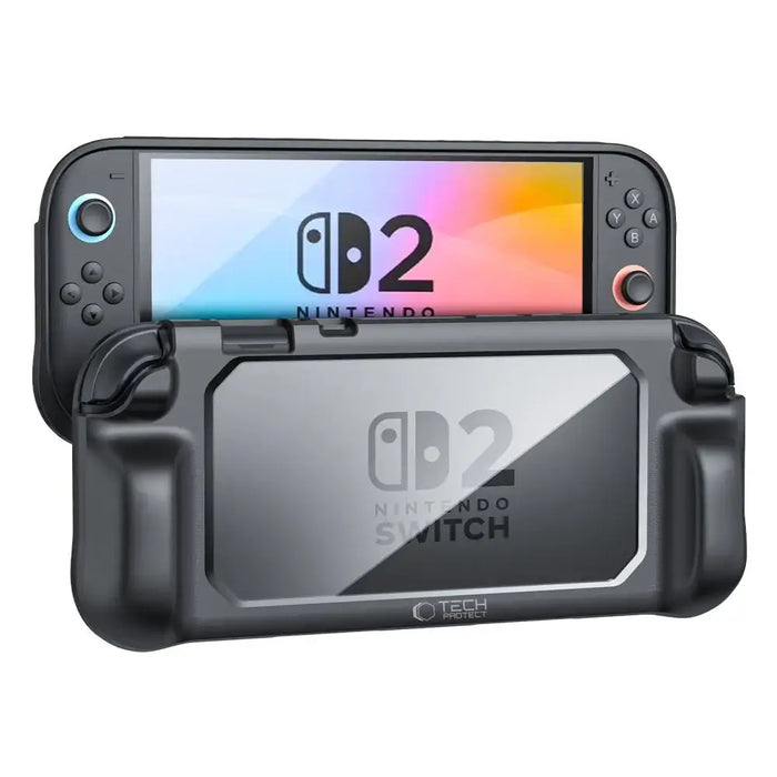 Tech-Protect MagMat Case for Nintendo Switch 2 - Black and Transparent - Cell phone cases and covers<<<HurtelXML