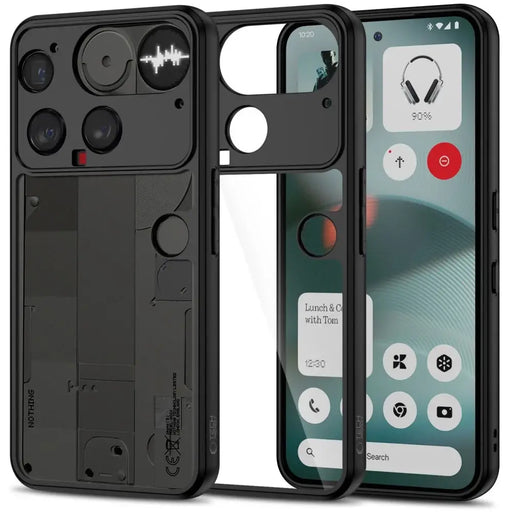 Tech-Protect MagMat Case for Nothing Phone 3 Black and Transparent - Cell phone cases and covers<<<HurtelXML