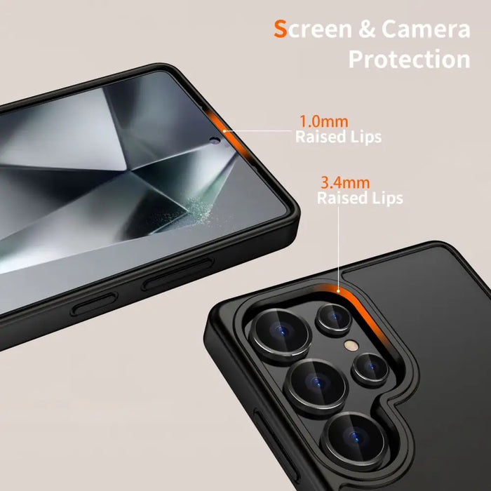 Tech-Protect MagMat Case for Samsung Galaxy S25 Ultra - Black - Cell phone cases and covers<<<HurtelXML