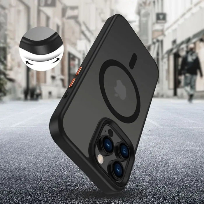 Tech-Protect MagMat Magsafe 3-set iPhone 16 Pro Max Case - Matte Black - Cell phone cases and covers<<<HurtelXML