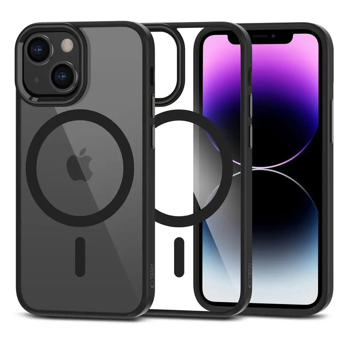 Tech-Protect MagMat MagSafe Case for iPhone 12 mini / 13 mini - Clear Black - Cell phone cases and covers<<<HurtelXML