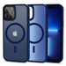 Tech-Protect MagMat MagSafe Case for iPhone 12 / 12 Pro - Matte Navy Blue - Cell phone cases and covers<<<HurtelXML