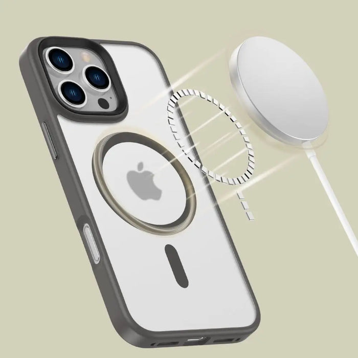 Tech-Protect MagMat MagSafe case for iPhone 16 Pro Max - titanium - Cell phone cases and covers<<<HurtelXML