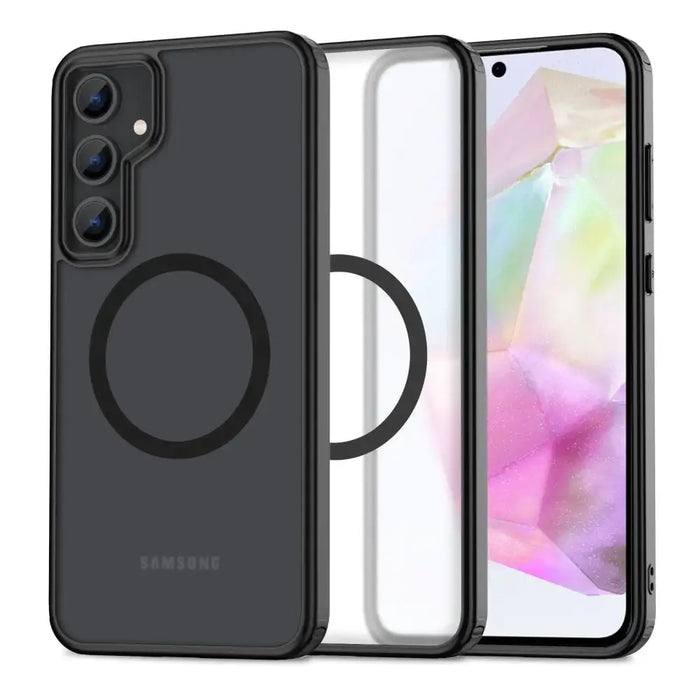 Tech-Protect MagMat MagSafe Case for Samsung Galaxy A35 5G - Matte Black - Cell phone cases and covers<<<HurtelXML