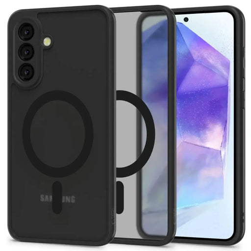 Tech-Protect MagMat MagSafe Case for Samsung Galaxy A56 5G - Matte Black - Cell phone cases and covers<<<HurtelXML