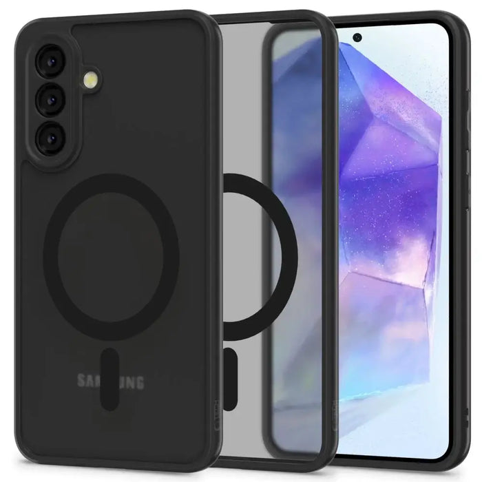 Tech-Protect MagMat MagSafe Case for Samsung Galaxy A56 5G - Matte Black - Cell phone cases and covers<<<HurtelXML