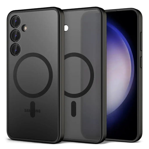 Tech-Protect MagMat MagSafe Case for Samsung Galaxy S24 - Matte Black - Cell phone cases and covers<<<HurtelXML