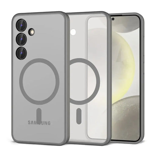 Tech-Protect MagMat MagSafe case for Samsung Galaxy S24 - titanium matte - Cell phone cases and covers<<<HurtelXML