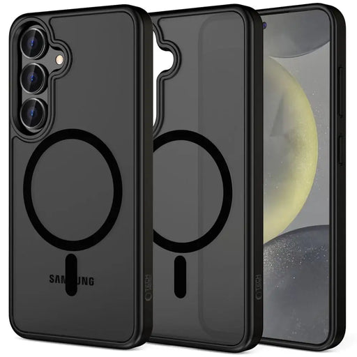 Tech-Protect MagMat MagSafe Case for Samsung Galaxy S25 - Black - Cell phone cases and covers<<<HurtelXML