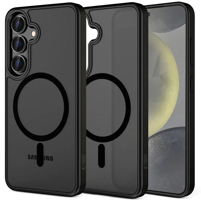 Tech-Protect MagMat MagSafe Case for Samsung Galaxy S25 - Black - Cell phone cases and covers<<<HurtelXML